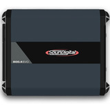 Modulo Soundigital Sd800.4d 800 W Rms 4 Canais Evo 4.0