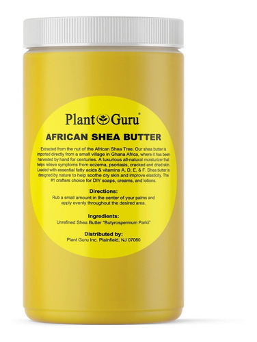 Manteca De Karité Africana Pure Raw Unrefined 32 oz De Ghana