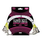 Ernie Ball P06055 Pack 3 Cables Interpedal 30 Cm Blancos