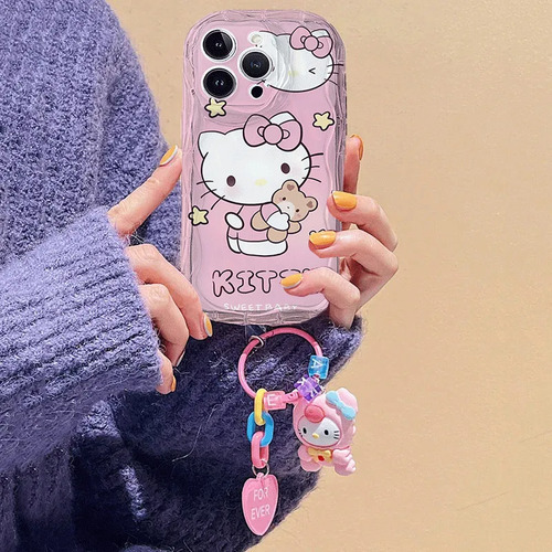 Funda Colgante Hello Kitty Kuromi Para Oppo Realme J4a0416