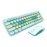 11 Combo De Teclado Y Mouse Inalámbrico Mofii De 2,4 G, 68