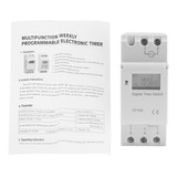 Relé Time 16a Digital Lcd Power R Programable Ac220v