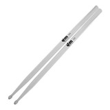 Baqueta Par Dm Master Drum Dmbq051 Blanca 5a Maple Nylon Color Blanco