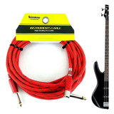 Cable Para Guitarra Instrumentos Plug A Plug Soundking 6m Mc