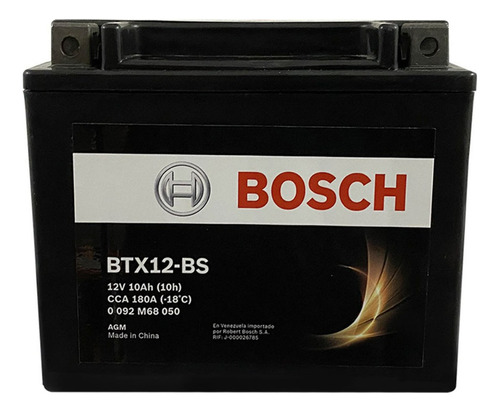 Bateria Moto Bosch Btx12 / Ytx12 / Htx12