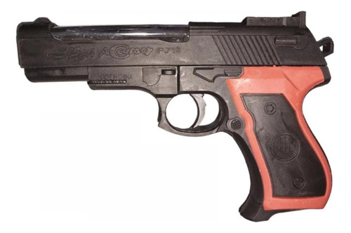 Pistola A Balines De Juguete Cargador Revolver Arma 18cm