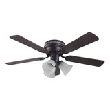 Ventilador De Techo Brisa 3 Luces 5 Aspas Bronce 42p Coolfan