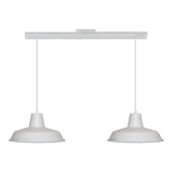 Lampara Colgante De Techo Doble Industrial Base 60 Cm 