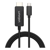 Cable Linkpin Usb-c A Hdmi 4k, 2 Mts. Negro