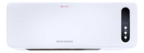 Caloventor Split Ken Brown Ceramico 2000w Pared Control Caja Color Blanco