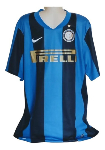 Camiseta Da Inter De Milão Temporada 2008/2009. Tam. G.