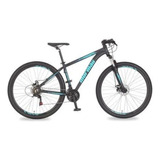 Bicicleta Aro 29 Mormaii Venice 3.0 21v Quadro Alumínio 17 Cor Grafite Acqua Blue