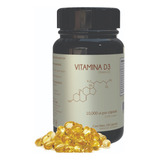 Vitamina D3 10,000iu | 100 Cápsulas Blandas | Heilsam | 