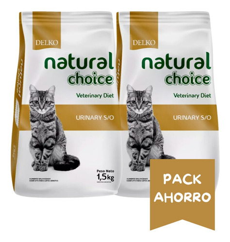 Alimento Gatos Natural Choice Urinary 1.5 Kg Pack X2 Ahorro