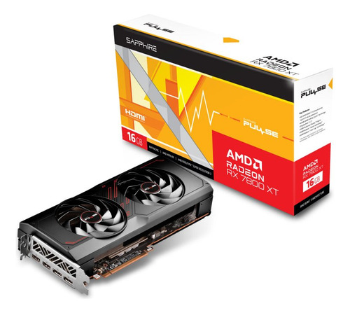 Placa De Vídeo Sapphire Pulse Amd Radeon Rx 7800 Xt 16gb Fsr