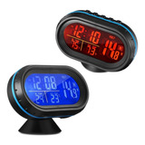 Reloj Digital 4 En 1 - Hora, Alarma Medidor Temp. Y Voltaje