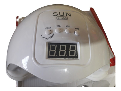 Cabina De Uñas Sun 5 48w Uv-led Y Timer Sensor Secado Rapido