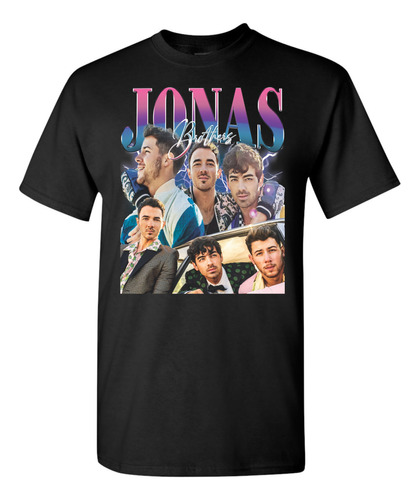 Camiseta Tributo A Jonas Brothers Íconos Pop En Concierto
