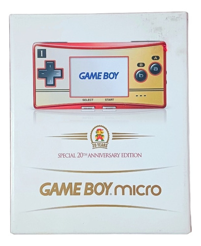 Game Boy Micro 20 Aniversario Con Caja