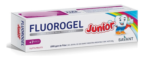 Pasta Dental Fluorogel Junior Tutti Frutti 60 Gr