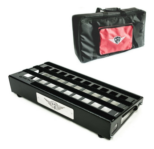 Pedalboard Nano 40x20 Com Softbag, Elétrica, Jacks E Leds