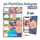 50 Plantillas Redes Sociales Instagram Feed Editable Canva