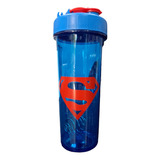 Shaker Vaso Mezclador Shark 750ml Superman Design Bpa Free