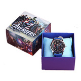 Reloj Pulsera Para Niños Los Vengadores Avengers Con Cajita 