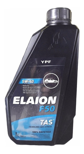 Elaion F50 5w40 Caja 12 Bidones X 1 Litro + 2 Cera De Regalo