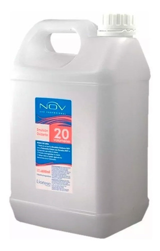 Agua Oxigenada Nov Emulsion Oxidante Crema 20 Vol X 4800 Ml