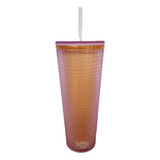 Vaso Starbucks Grid Rosa 2024 Original