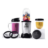 Magic Bullet Blender, Pequeño, Plateado, 11 Piezas