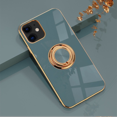 Funda Protectora Para iPhone Anti-caída Soporte De Anillo