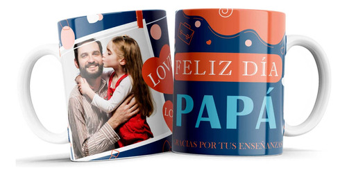 Taza Personalizada Día Del Padre Con Su Foto P/regalo V Mode