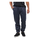 Pantalon Jogging Azul Hombre Jogger Franela - Polemic