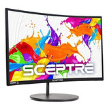 Scepter Curved Monitor Para Juegos De 24  75 Hz Hdmix2 Vga