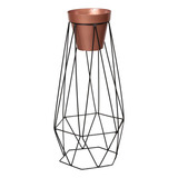 Suporte Tripé Diamante Com Vaso Plantas Chão Grande 60cm 