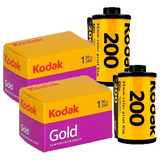 Pack 2 Rollos Fotográficos 35 Mm 36 Exp 200 Asa Kodak Gold