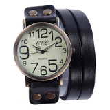 Reloj De Pulsera De Piel De Vaca Vintage F Luxury Para Hombr