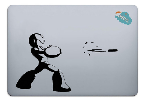 Calcomanía Sticker Vinil Para Laptop   Mega Man