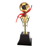 Trofeo Esférico Balón De Oro Fútbol Grande Mejor 44,5 Cm