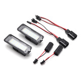      Luz De Placa  Led Amarok (par) 18 Leds Para Vw