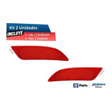 Reflejantes Fascia Trasera Chevrolet Spark 2014 (2 Pzas)