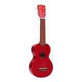 Ukelele Soprano Mahalo Mk1tbr Serie Kahiko Rojo Transparente