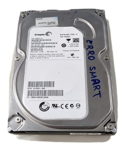 Hd Seagate Barracuda 320gb 7200.12 Com Erro Smart (ml154)