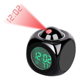 Proyector De Led Reloj De Alarma Multi-función De Visualizac