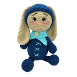 Conejo Muñeco Tejido A Crochet Peluche Amigurumi Juguete