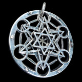 Dije Cubo Arcangel Metatron Plata 4 Cm 13,5 Gr Art 175