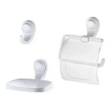 Kit Acessorios P/banheiro 3 Pcs Branco Lorenzetti