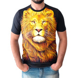 Camiseta Leao Animais Camisa Bichos Natureza Selvagem